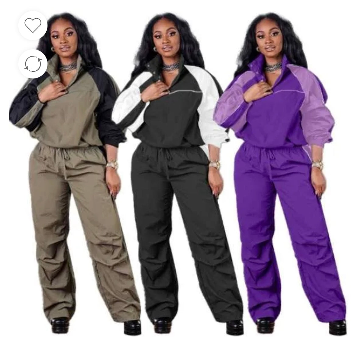 Sport mode track suit