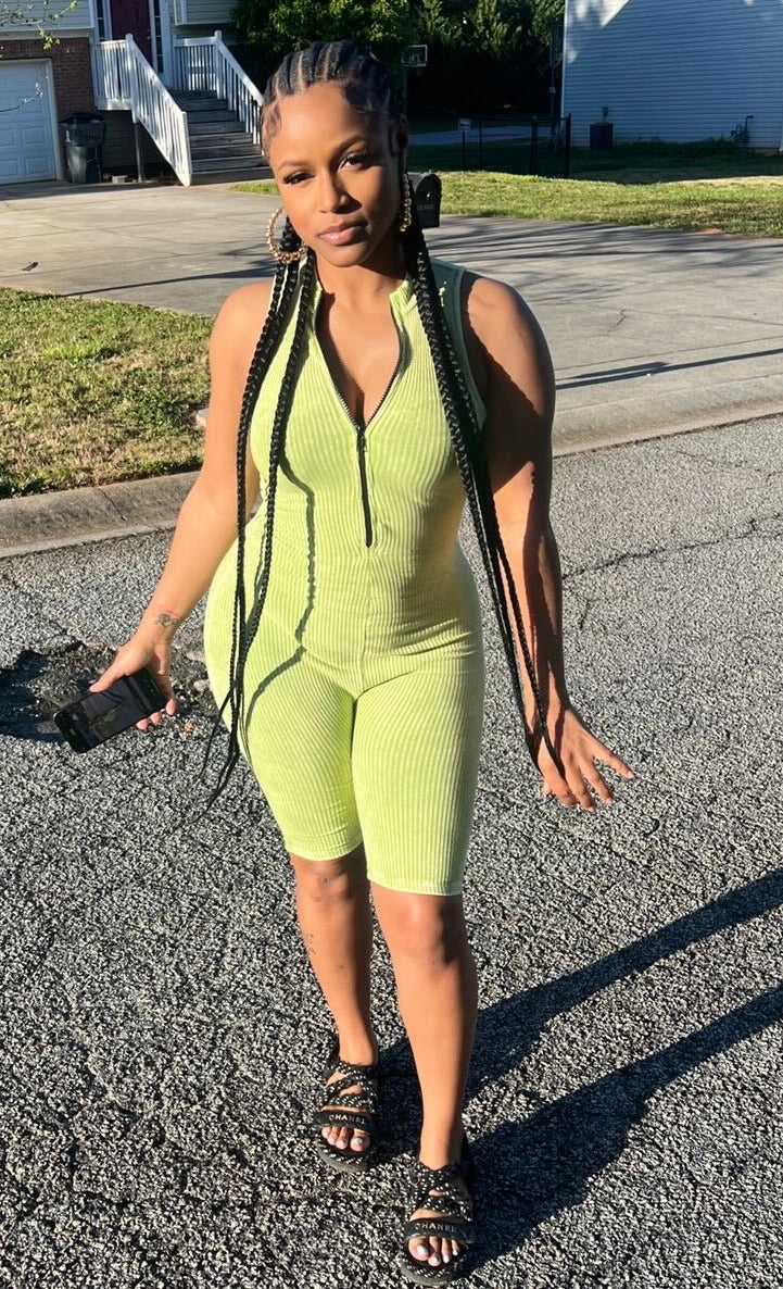 Seeing green romper